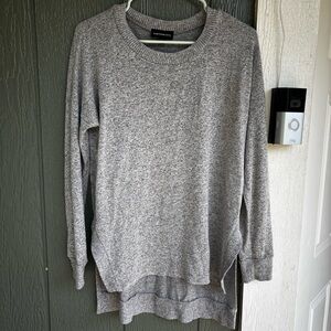 Fortune + Ivy Gray Oversized Sweater - Size Small